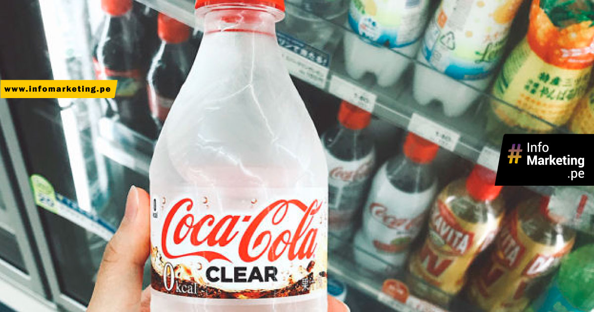 Coca Cola lanza nueva gaseosa transparente El portal del Marketing en el Perú